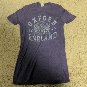Purple oxford University shirt